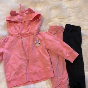 Unicorn Hoodie and Matching Pant Set (3-9 months) Bundles